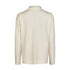 Barbara Lebek Zip Up Sweatshirt With Contrast Stitch Pocket Beige 76240052